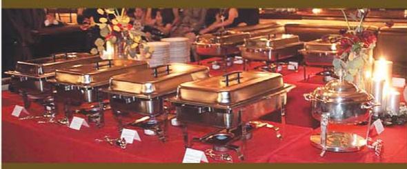 Chafing Dish Buffet Setup